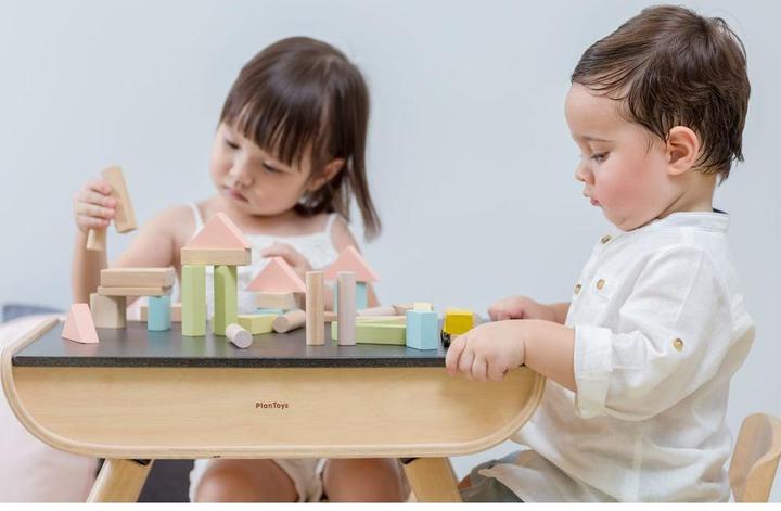 Immagine prodotto Plantoys 40 blocchi di legno pastello