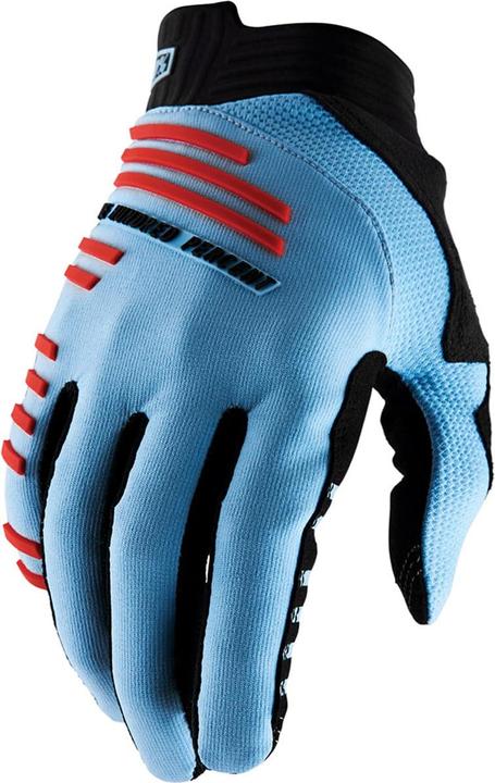 Produktbild 100% R-Core Handschuh - Hellblau/Rot