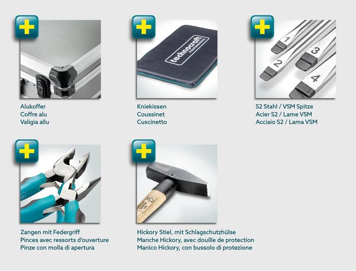 Produktbild technocraft Alu-Werkzeugkoffer PRO CASE 5 (140 Teile)