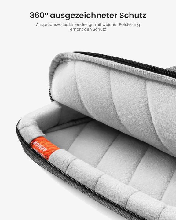 Produktbild tomtoc 360° Laptop-Schutzhülle für 16" (15", Apple, Huawei, ASUS, Lenovo, Microsoft, Dell)