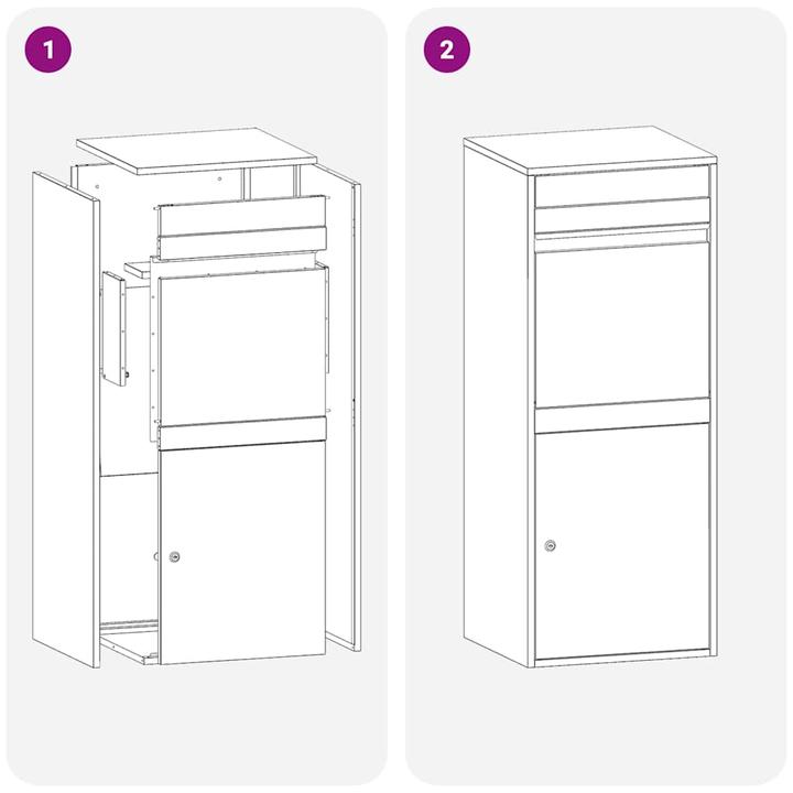 Actual product image vidaXL Paketbox