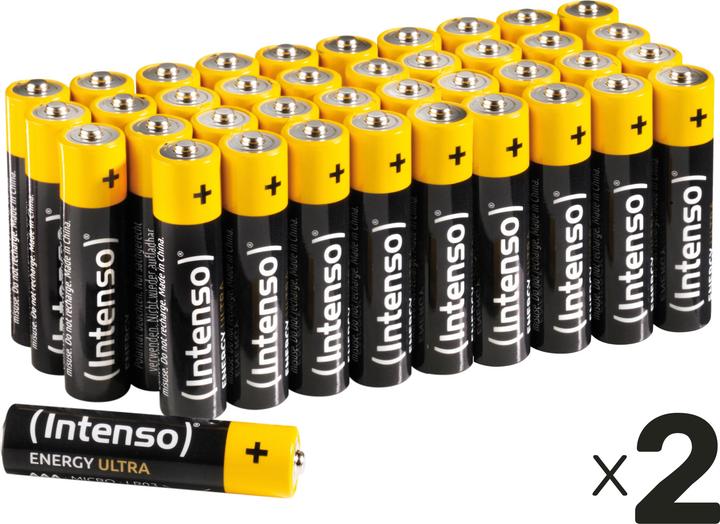 Produktbild Intenso Micro-Batterie-Set Energy Ultra, AAA LR03, 80 Stück (80 Stk., AAA / LR03 / Micro / R03 / AM4 / MN2400 / KR03)
