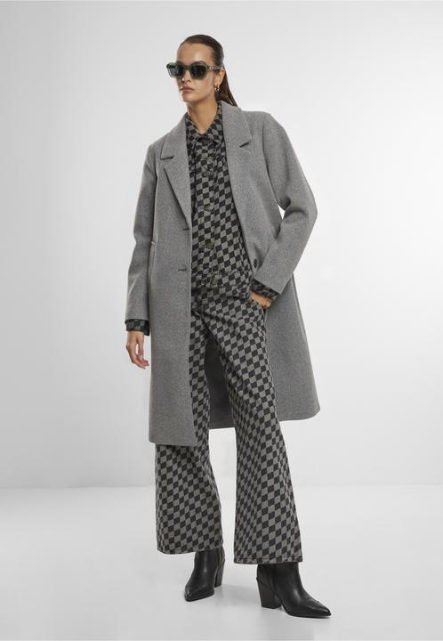 Actual product image Urban Classics Ladies 80's Oversized Laser Printed Denim Jacket - 166871 (M)