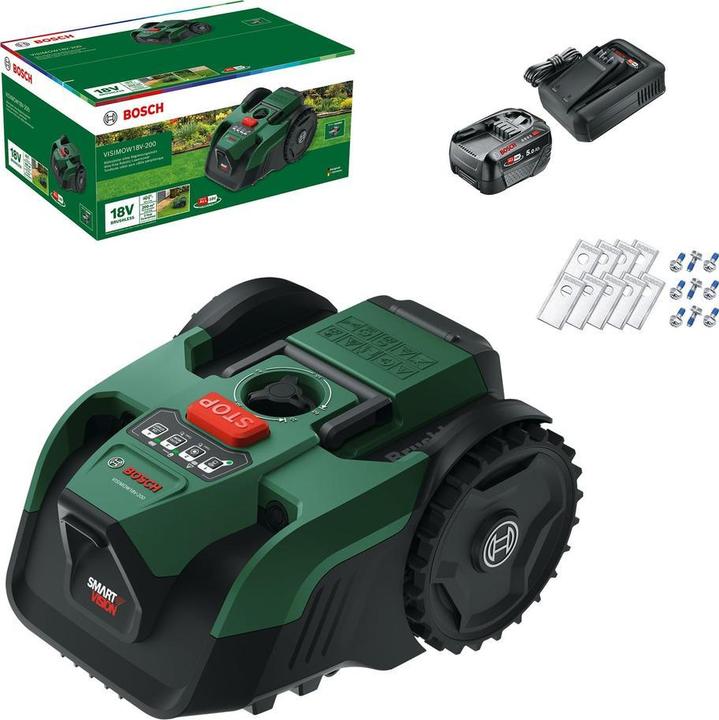 Produktbild Bosch Home & Garden VisiMow 18V-200 (200 m², Ohne Begrenzungskabel)