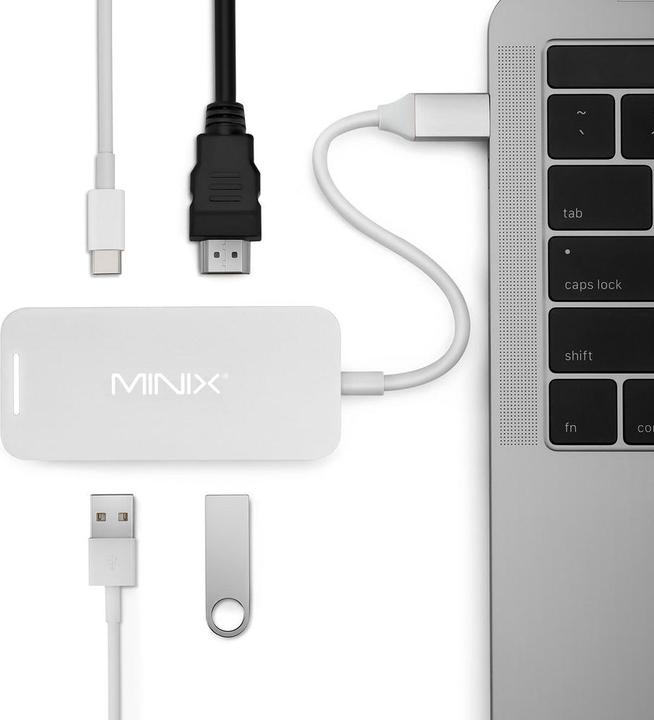 Actual product image Minix Neo-C Mini (USB-C, USB 3.0, HDMI, 8.80 cm)