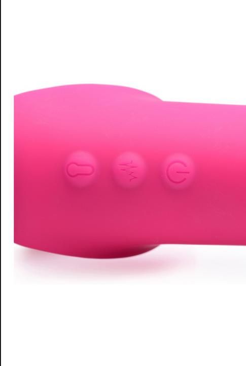 Image du produit XR Brands GPulse Gode vibrant sans manche avec télécommande Rose