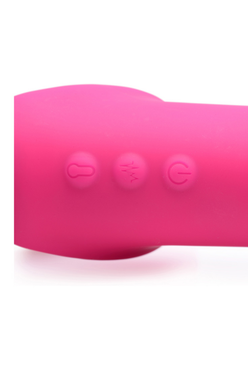 Image du produit XR Brands GPulse Gode vibrant sans manche avec télécommande Rose