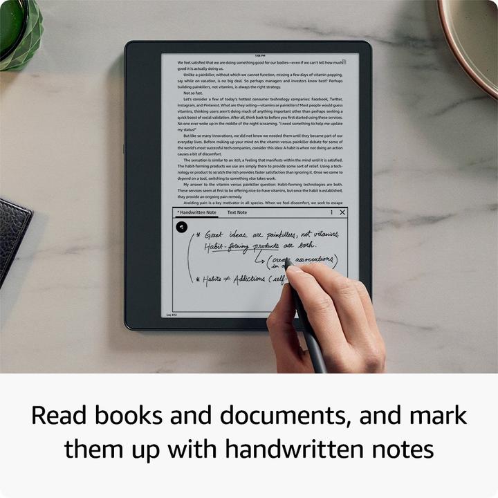 Image du produit Amazon Ebook Kindle Scribe 10.2 16GB WiFi Basic Pen Grey (10.20", 16 Go, Gris)