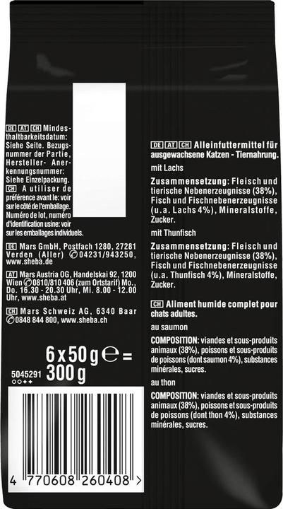 Produktbild Sheba Fresh & Fine (Adult, 6 Stk., 348 g)
