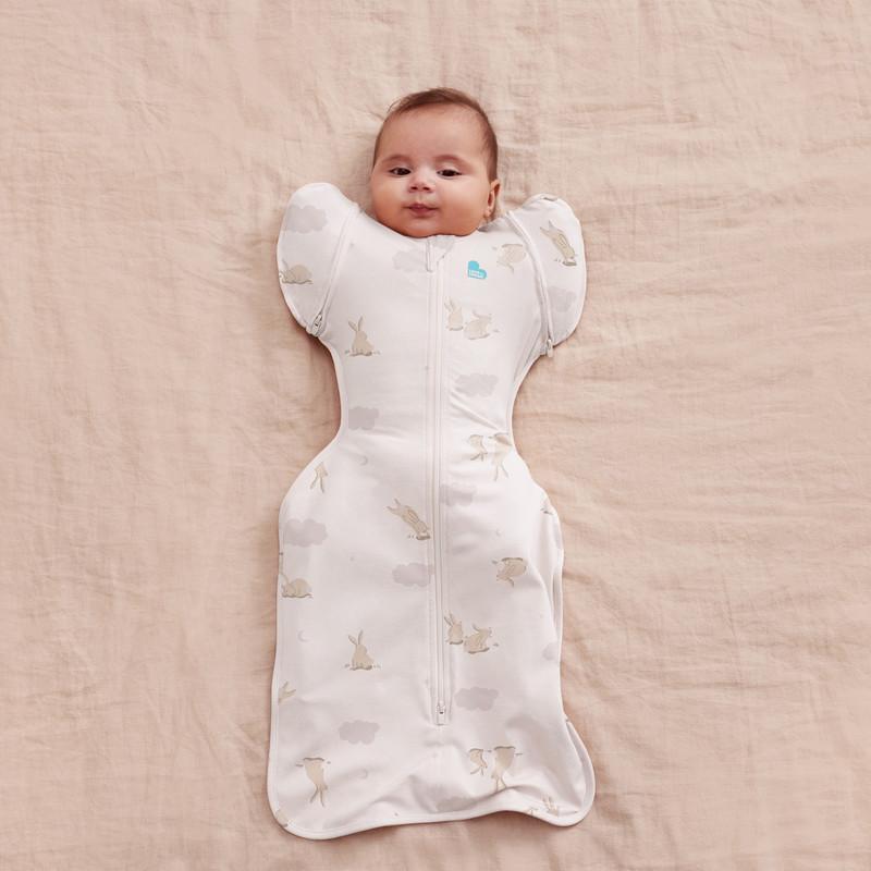 Love to Dream, Sacco a pelo per bebè, Swaddle UP Übergangspucksack 1.0T (28 cm, 1.0 TOG, Tutto l'anno)