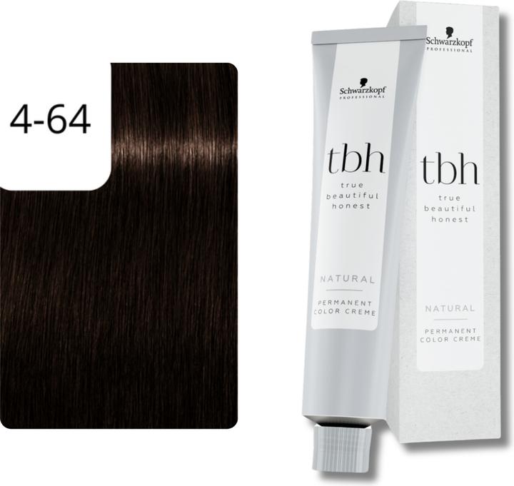 Image du produit Schwarzkopf true beautiful honest - 4-64W brun moyen chocolat beige (Beige, Blond, Marron)