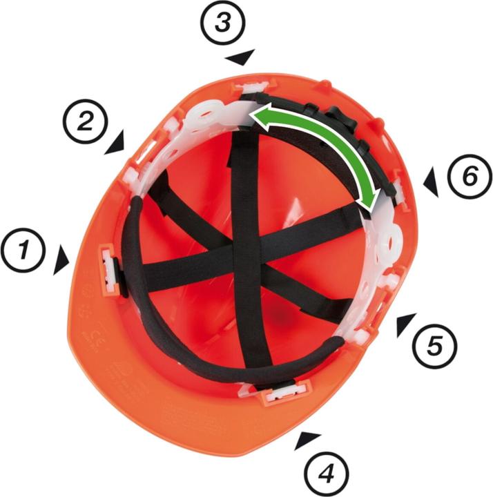 Produktbild Oregon Sicherheitshelm Yukon mit Gehörschützer STANDARD (52 - 62 cm)