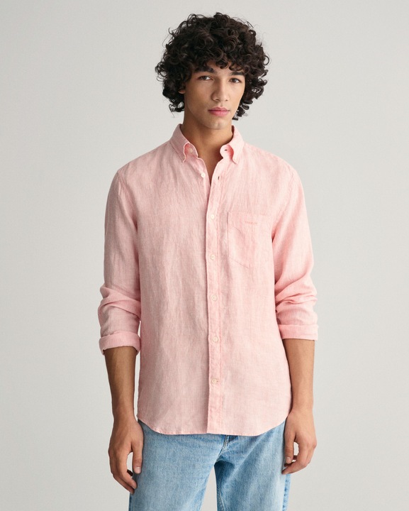 Produktbild GANT gestreiftes hemd reg linen (XL)