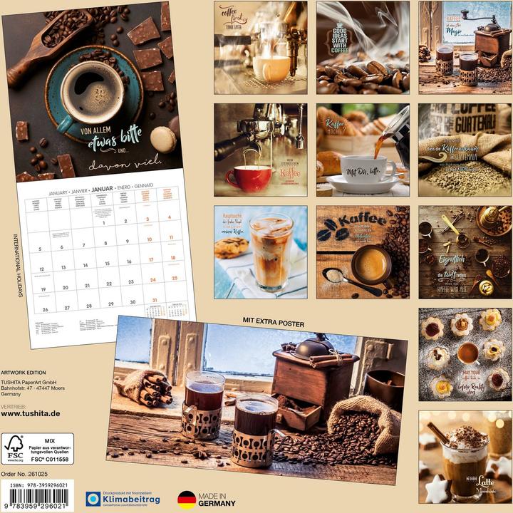 Produktbild Kaffee/Coffee 2026 (30 x 30 cm)