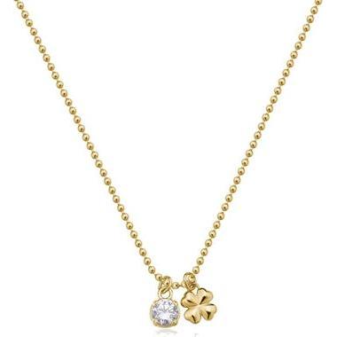 Brosway, Halsschmuck, Beautiful gold-plated necklace Desideri BEIN010