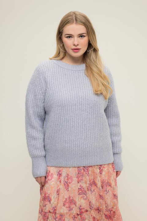 Produktbild Studio Untold Pullover, Boxy Shape, Rippstrick, Rundhals, Langarm (46, 48)
