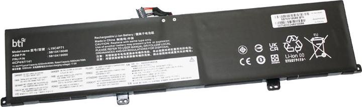 Actual product image Origin Storage BTI 5B10X19049-, Battery, Lenovo, Lenovo THINKPAD P1 GEN 3 20TH, P1 GEN 3 20TJ, X1 EXTREME 3RD GEN 2 (4 Cells, 5210 mAh)