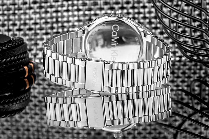 Immagine prodotto Calvin Klein CK25200036 Orologio Unisex - Mineraalglas - Roestvrijstaal - Zilver - 40 mm - Quarzo - (Orologio da polso analogico)
