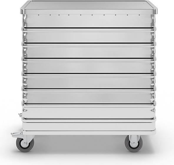 Produktbild Gmöhling Alu-Kastenwagen, absenkbare Seitenwand (250 kg)