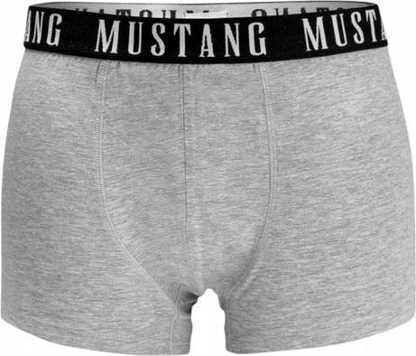 Actual product image Mustang Herren-Boxershorts, 1 Paar, Grau (M, Single pack)