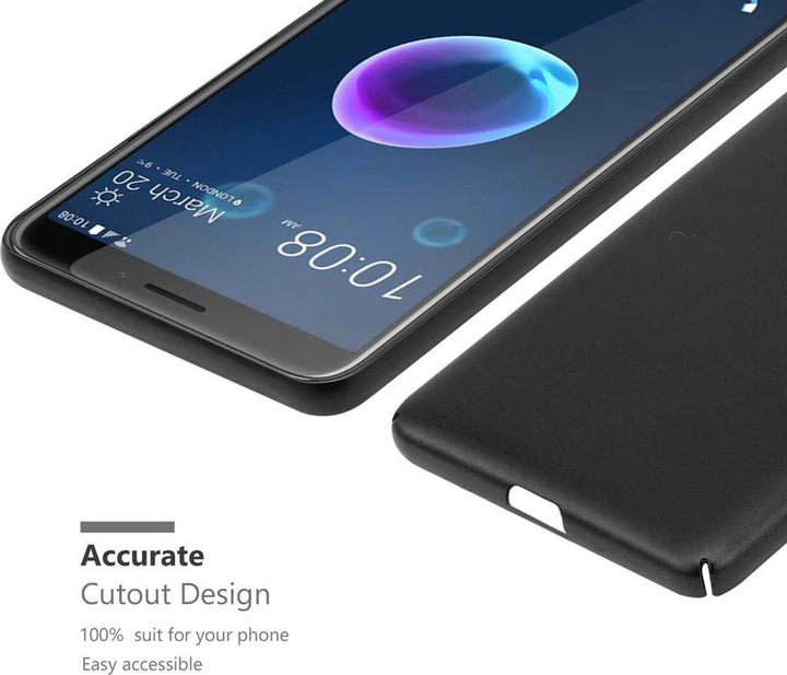 Produktbild Cadorabo Hard Cover Matt Metall Cover (HTC Desire 12)