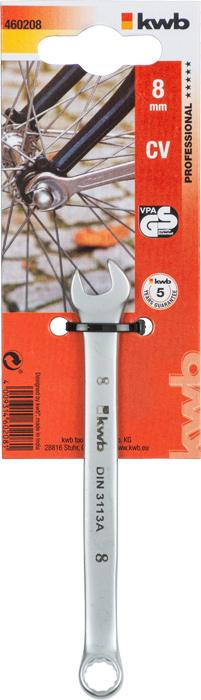 Actual product image kwb 460208 Combination spanner 1 piece 8 mm (8 mm)