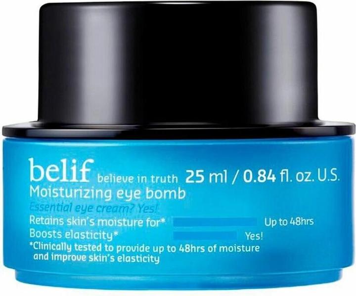 Actual product image Belif The True Cream Moisturizing Eye Bomb - Firms and Reduces Fine Lines (Eye Care Cream, 25 ml, Day + Night)