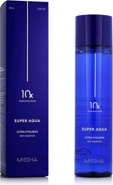 Actual product image Missha Super Aqua Ultra Hyalron Skin Essence nawilżająca esencja z kwasem hialuronowym 200ml (Facial soap, 200 ml)