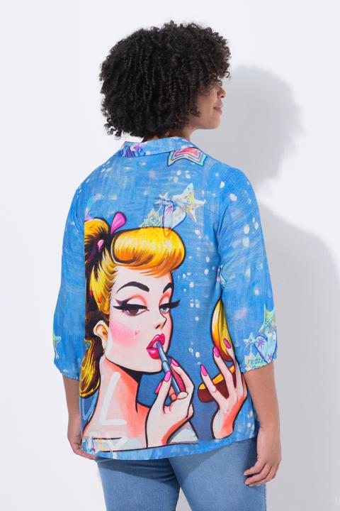 Produktbild Angel of Style Tunika, A-Linie, PopArt Muster, Langarm (58)