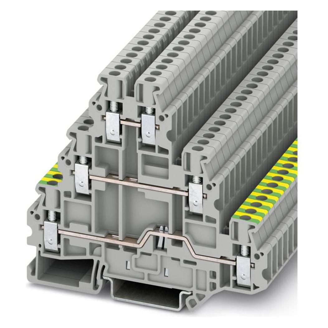 Phoenix Contact Grigio Ut 2.5-Pe/L/L, Cavo + Spina Elettrica,