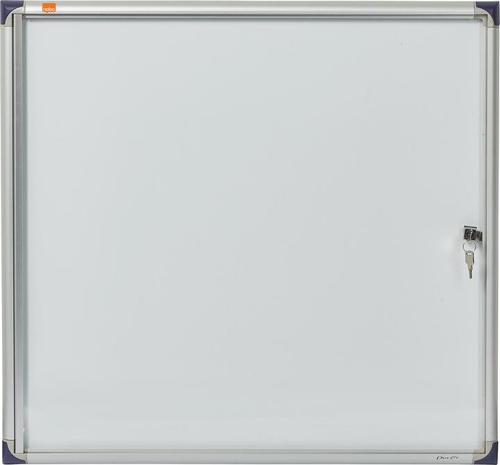 Nobo Vetrina extra piatta con pannello posteriore in metallo