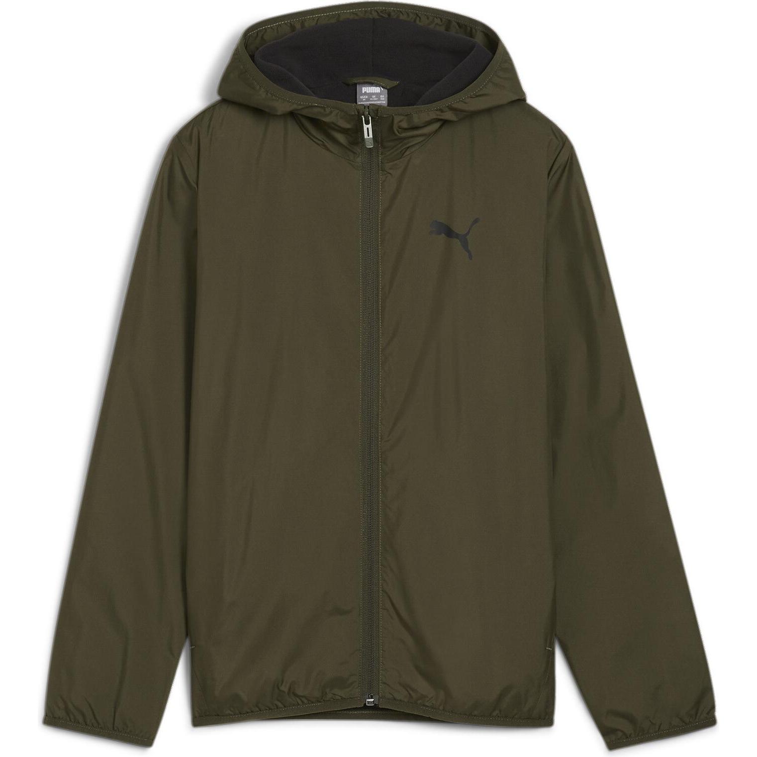 Puma, Herren, Jacke, Fleece Line Windbreaker (152), Grün, 152