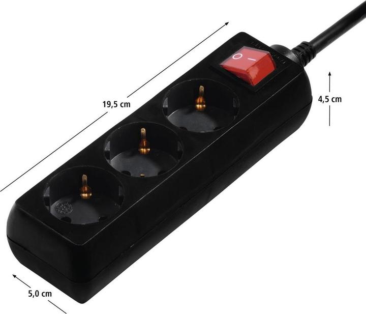 Hama Power strip (3 x, 5 m)