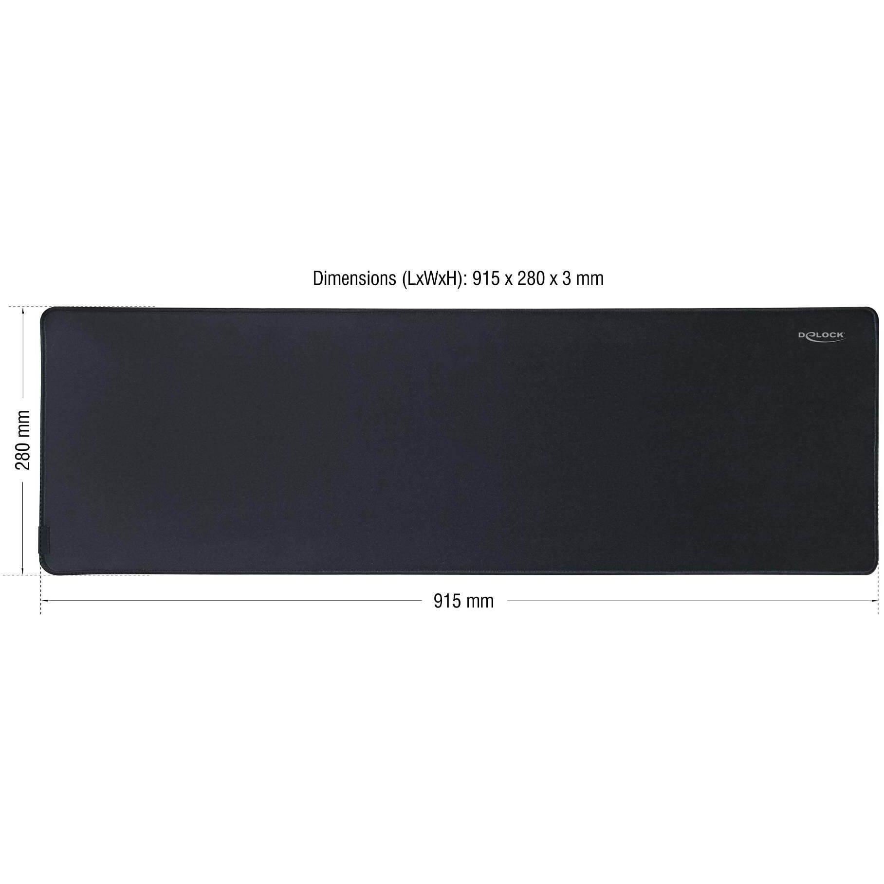 Thumbnail - Delock 12557 (Wide), Mausmatte, Schwarz