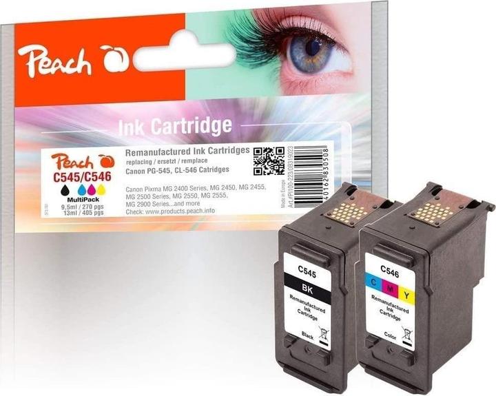 Produktbild Peach Tinte Canon PG-545/CL-546 Multi Pack (BK)