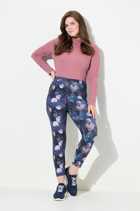 Immagine prodotto Ulla Popken Leggings di cotone biologico con stampa grafica e orlo elastico (46, 48)