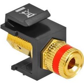 Thumbnail - Delock Keystone Modul Polklemme > Gewindebuchse rot / schwarz (0.02 m), USB Kabel