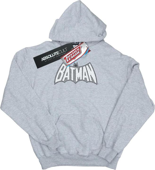 Produktbild Batman Retro Crackle Logo Kapuzenpullover (L)