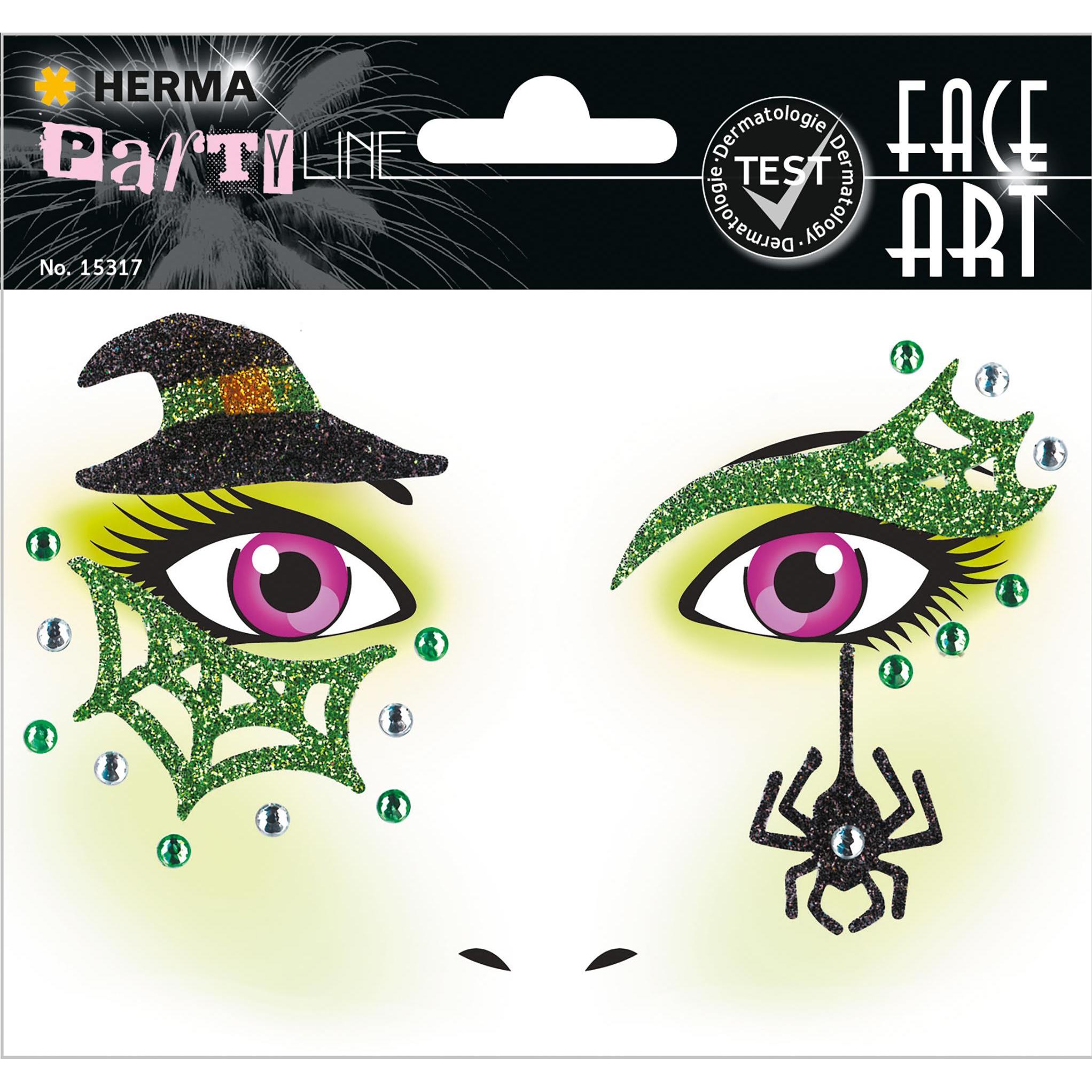 Herma, Sticker, Face Art Hexe