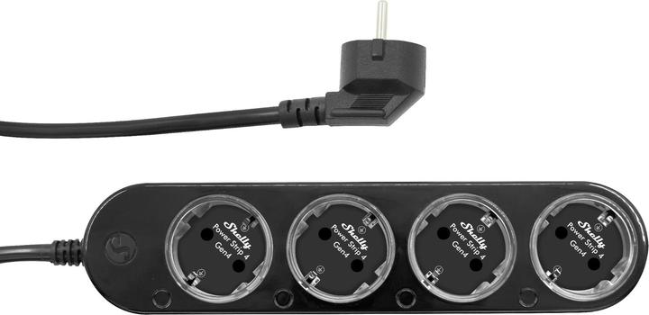 Shelly Power Strip 4 Gen4 (4x, CEE 7/3, 1.50 m)