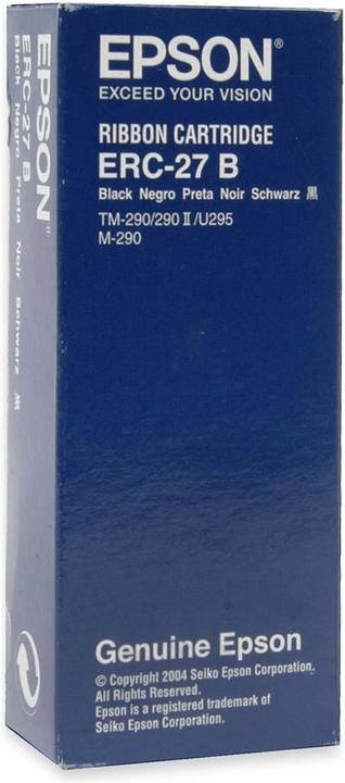 Actual product image Epson C43S015366ERC-27-B Nylon ribbon black Black ERC 27