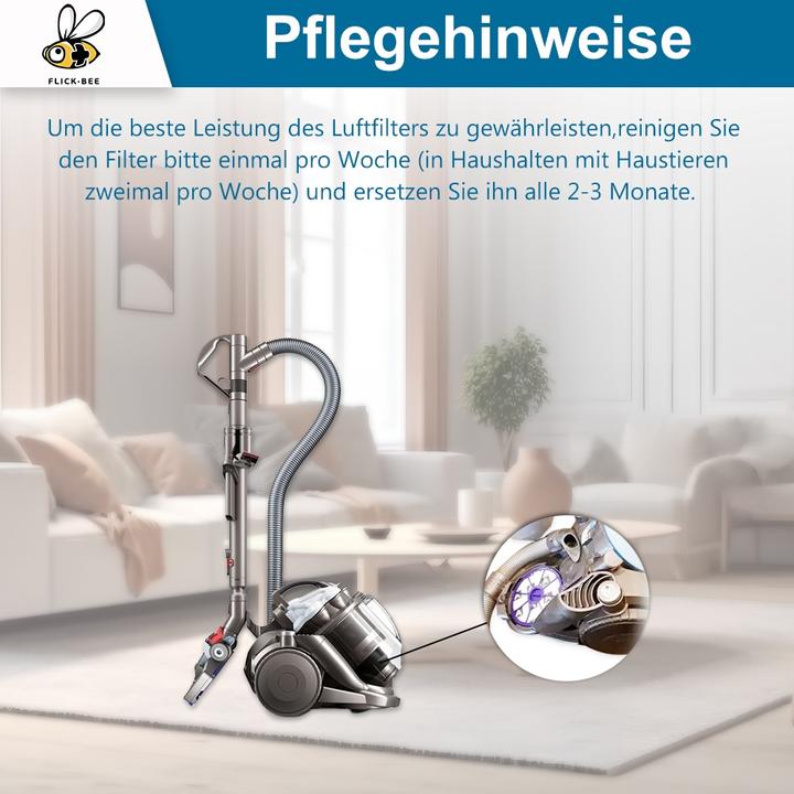 Image du produit Europart Filtre comme Dyson 900228-01 Filtre d'évacuation d'air rond 152mmØ pour aspirateur de sol
