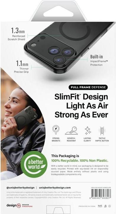 Produktbild Uniq Airsuit Case for iPhone 17 Air Magclick Charging Transparent (Apple iPhone Air)