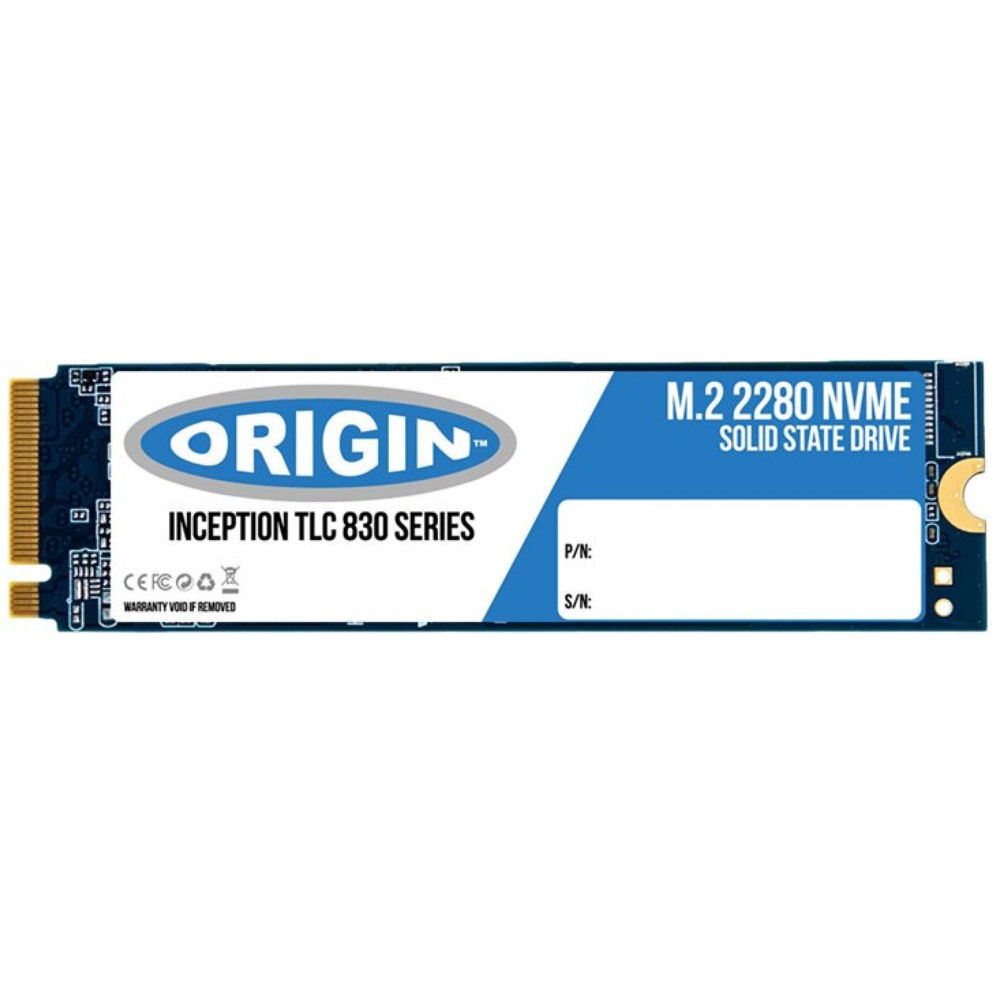 Origin Storage NB-1TBM.2/NVME (1000 GB, M.2 2280), SSD