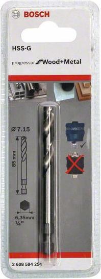 Produktbild Bosch Professional Zubehör Zentrierbohrer Plus HSS-Co, 7,15 x 85 mm (85 mm)