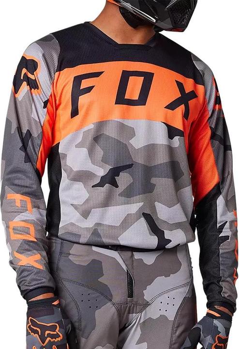 Actual product image Fox 180 BNKR Jersey - Grey Camo (Men, S)