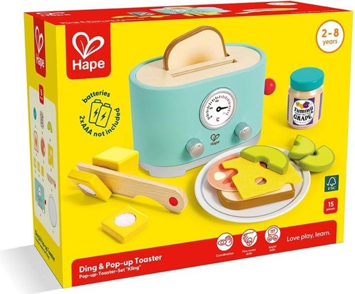 Produktbild Hape Pop-up-Toaster-Set Kling