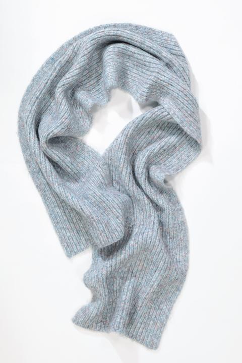 Produktbild Ulla Popken Strickschal, Melange-Optik, weicher Rippstrick