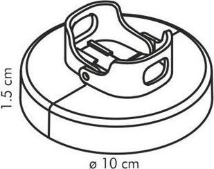 Actual product image Tescoma PRESTO hamburger press