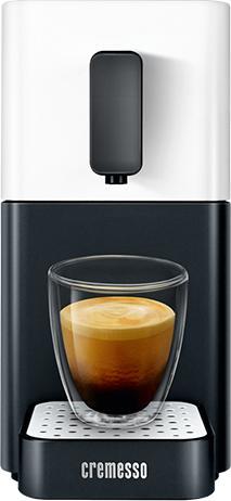 Produktbild Cremesso Easy shell white and midnight black schwarz weiss Kapselmaschine (Cremesso)